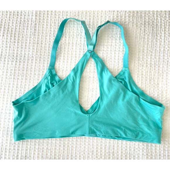Aerie Sunnie Bralette Size Large Bustier Crossover Racerback Adjustable Wireless - Picture 2 of 3